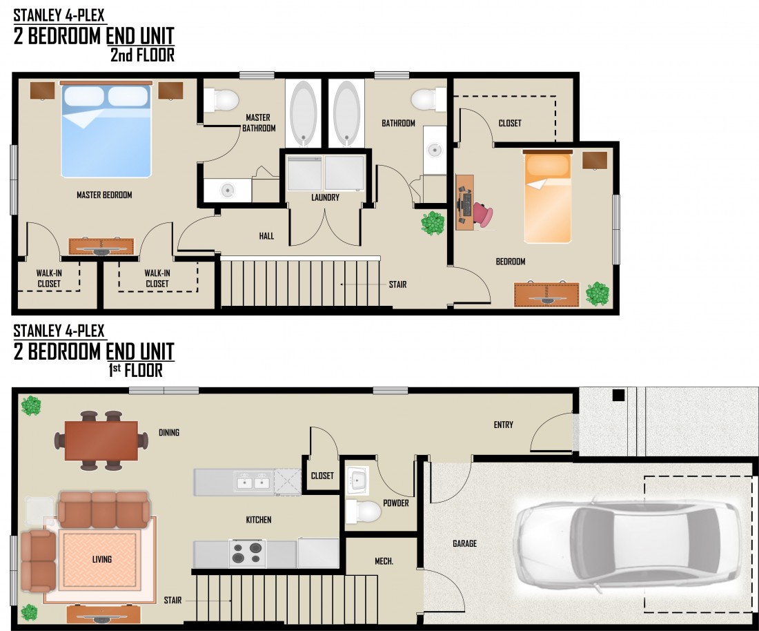 Apartment Floor Plans Stanley ND - Stanley Townhomes - Picture4